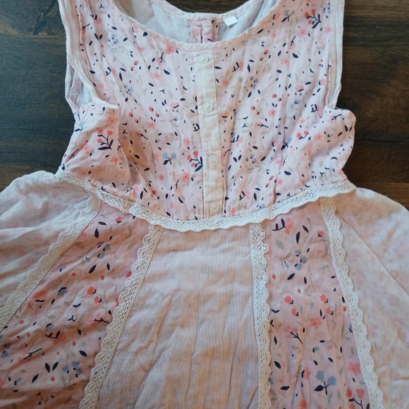 Girls' Floral Panel Dress - Picture 9 of 14